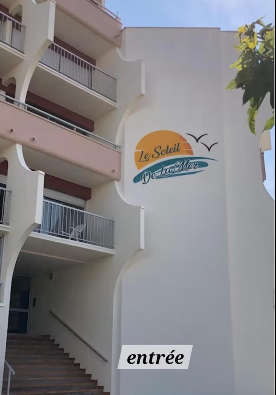 Appartement 1Ere Ligne Piscine Terrasse Au Bord De La Plage Front De Mer Avec 6 Velos Palavas-les-Flots Exterior foto